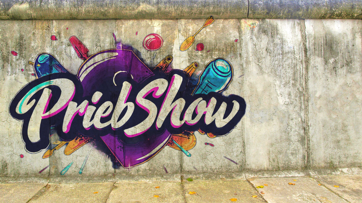 Priebshow Grafitti an der Eastside Gallery ;-)